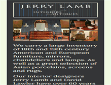 Tablet Screenshot of jerrylambantiques.com